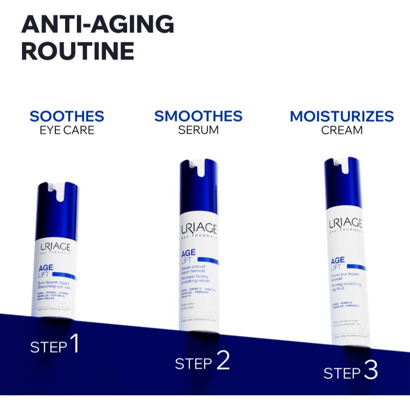 Uriage Age Lift Smoothing Firming Day Cream zpevňující denní krém proti vráskám s kyselinou hyaluronovou 40 ml (obrázek 7)