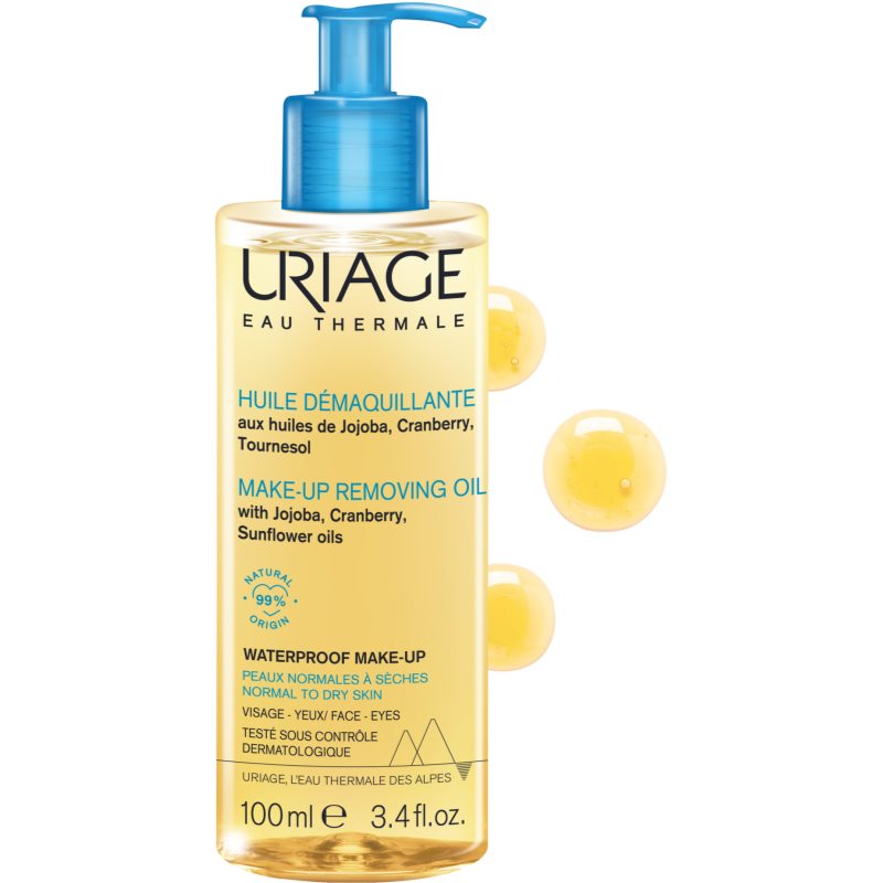 Uriage Eau Thermale Cleansing Face Oil очищуюча олійка для нормальної та сухої шкіри 100 мл