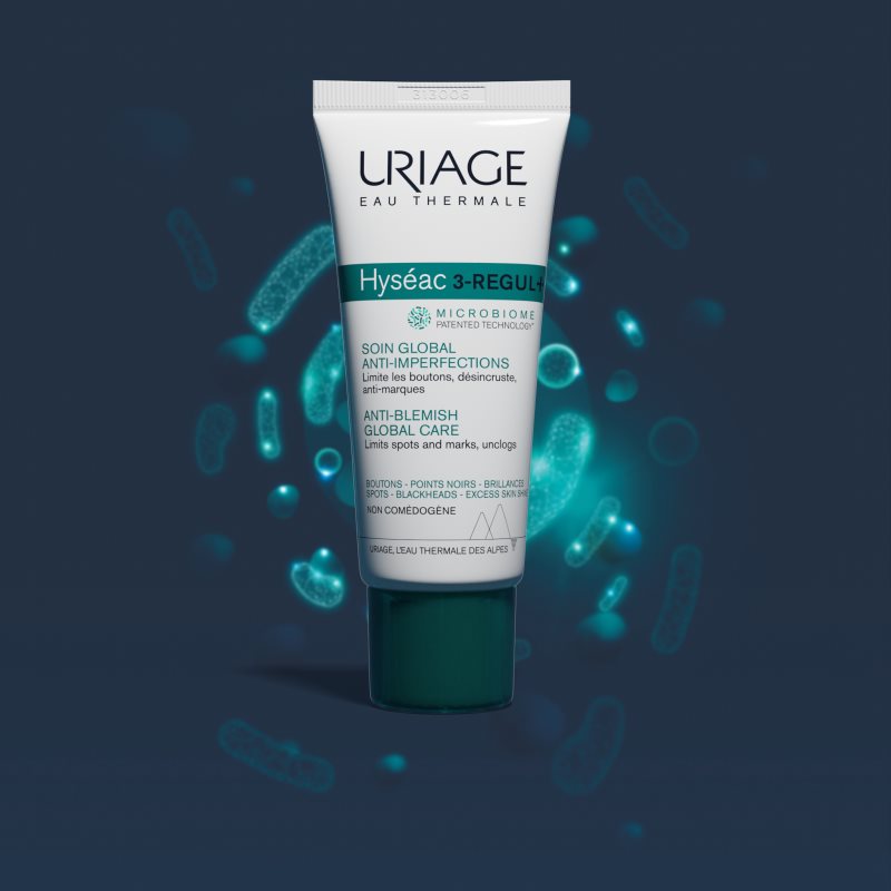 Uriage Hyséac 3-Regul Global Skincare інтенсивний догляд для шкіри з недоліками 40 мл