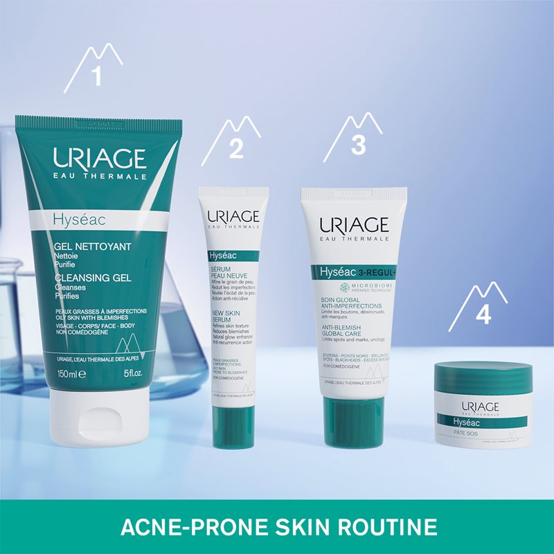 Uriage Hyséac 3-Regul Global Skincare Intensive Treatment For Skin With Imperfections 40 Ml