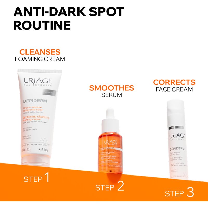 Uriage Dépiderm Anti-Dark Spot Brightening Booster Serum zesvětlující korekční sérum proti pigmentovým skvrnám pro rozjasnění pleti 30 ml (obrázek 7)