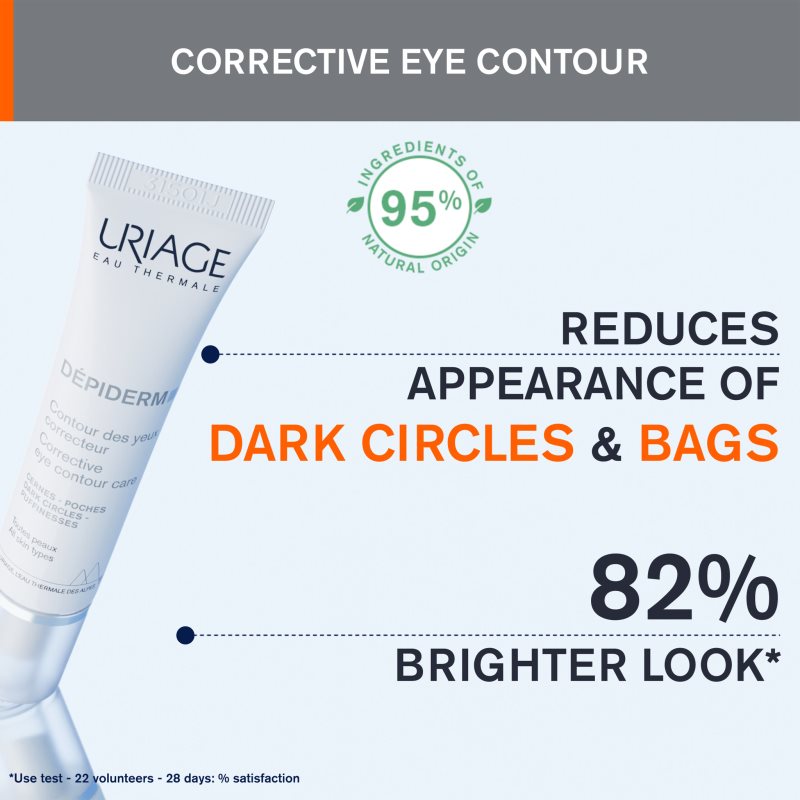 Uriage Dépiderm Corrective Eye Contour Care Correcting Treatment For The Eye Area 15 Ml