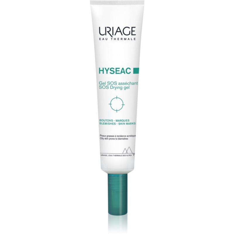 Uriage Uriage Hyséac SOS Drying Gel τοπικό τζελ για ακμή για την αντιμετώπιση των καφέ κηλίδων 15 ml