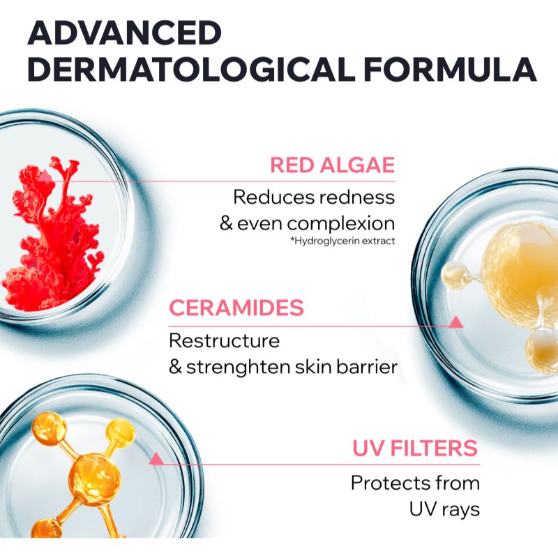 Uriage Roseliane Visible Redness-Neutralizing Care SPF30 ľahký upokojujúci krém proti začervenaniu pleti SPF 30 40 ml