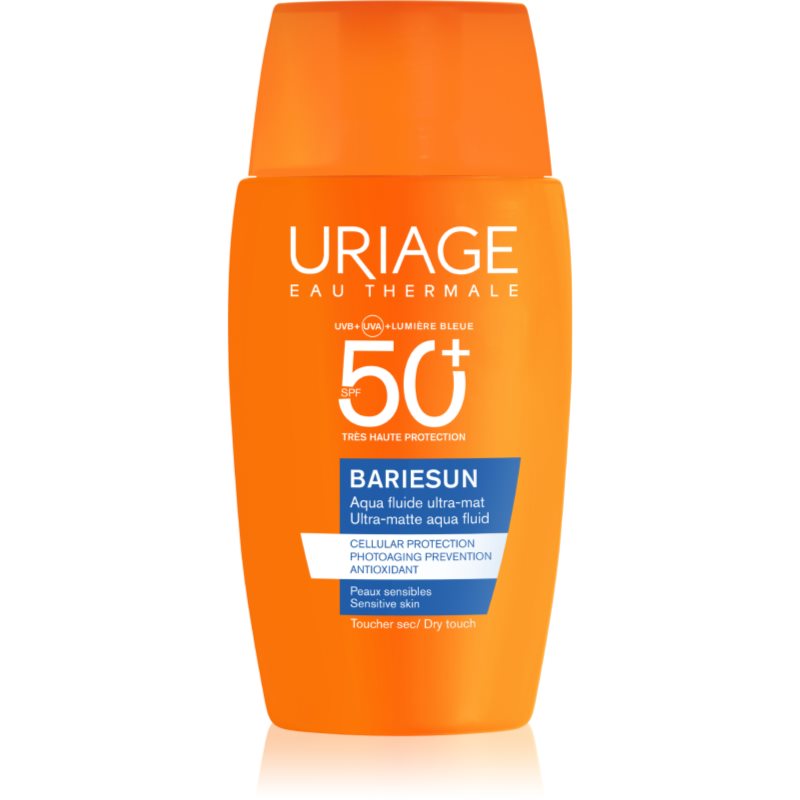 Uriage Bariésun Ultra Matte Aqua Fluid SPF50+ προστατευτικό ματ υγρό προσώπου SPF 50+ 50 ml