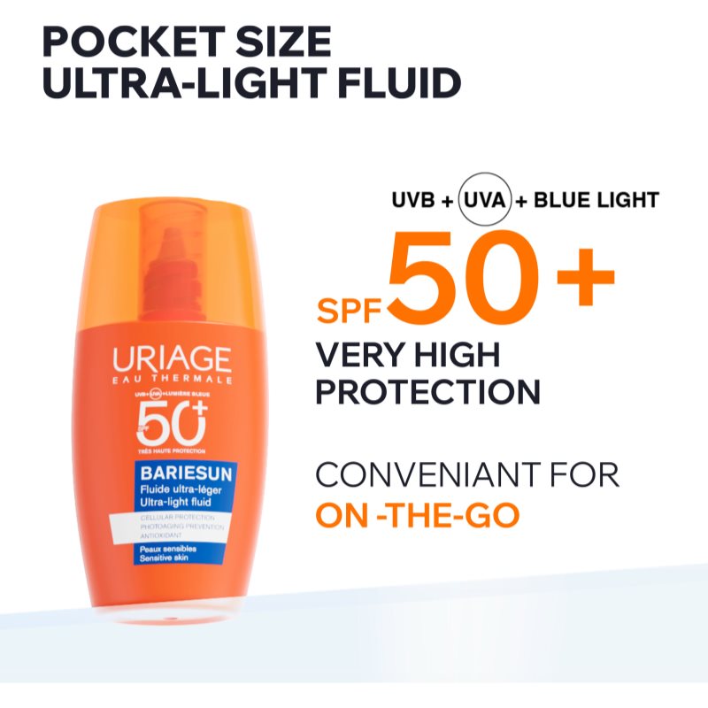 Uriage Bariésun Ultra-Light Fluid SPF 50+ ultra ľahký fluid SPF 50+ 30 ml