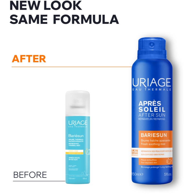 Uriage Bariésun Refreshing Thermal Mist After Sun zklidňující sprej po opalování 150 ml (obrázek 7)