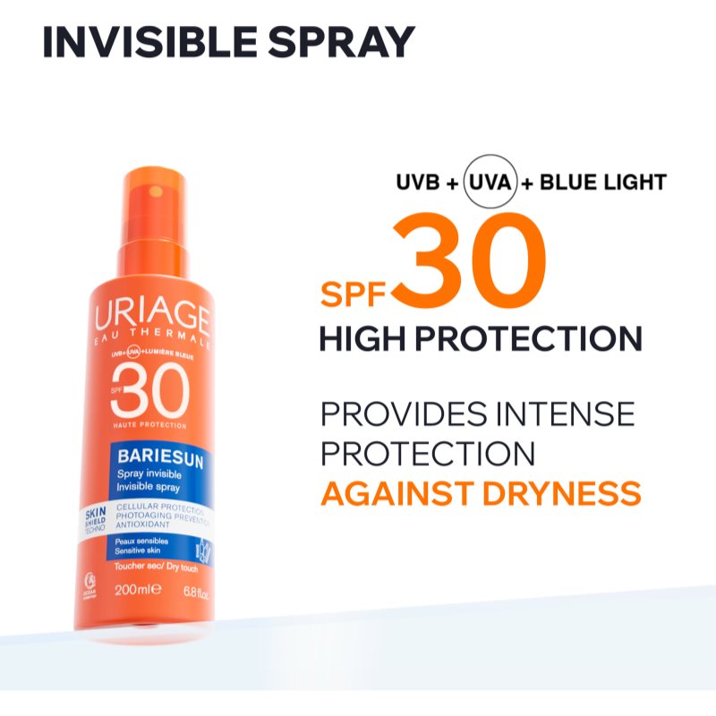Uriage Bariésun Spray SPF 30 ochranný sprej SPF 30 200 ml (obrázek 3)
