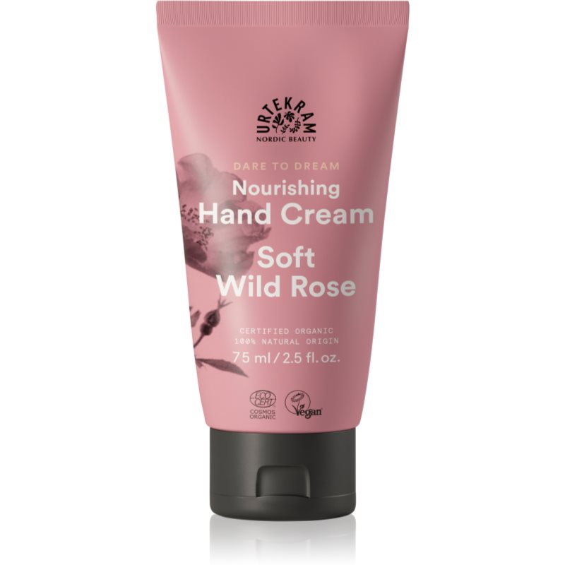 Urtekram Soft Wild Rose drėkinamasis rankų kremas 75 ml