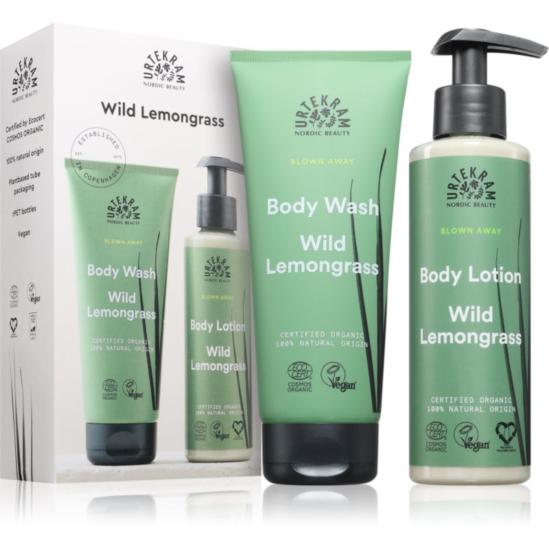Urtekram Wild Lemongrass darčeková sada na telo