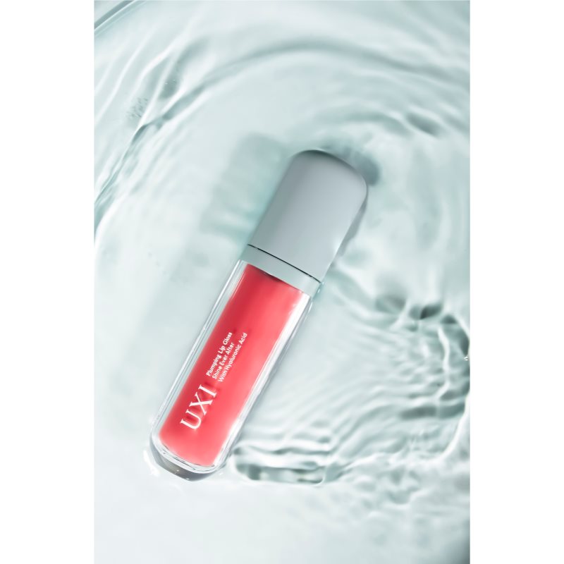 UXI BEAUTY Plumping Lip Gloss Plumping Lip Gloss With Hyaluronic Acid Rose Pink 5 Ml