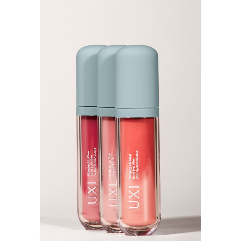UXI BEAUTY Plumping Lip Gloss блиск для губ для збільшення об'єму з гіалуроновою кислотою Rose Pink 5 мл
