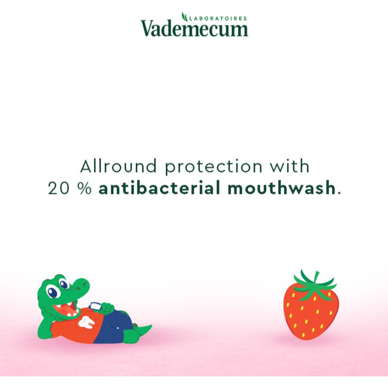 Vademecum Junior 2 in 1 zubní pasta a ústní voda 2 v 1 pro děti 6+ let 75 ml (obrázek 6)