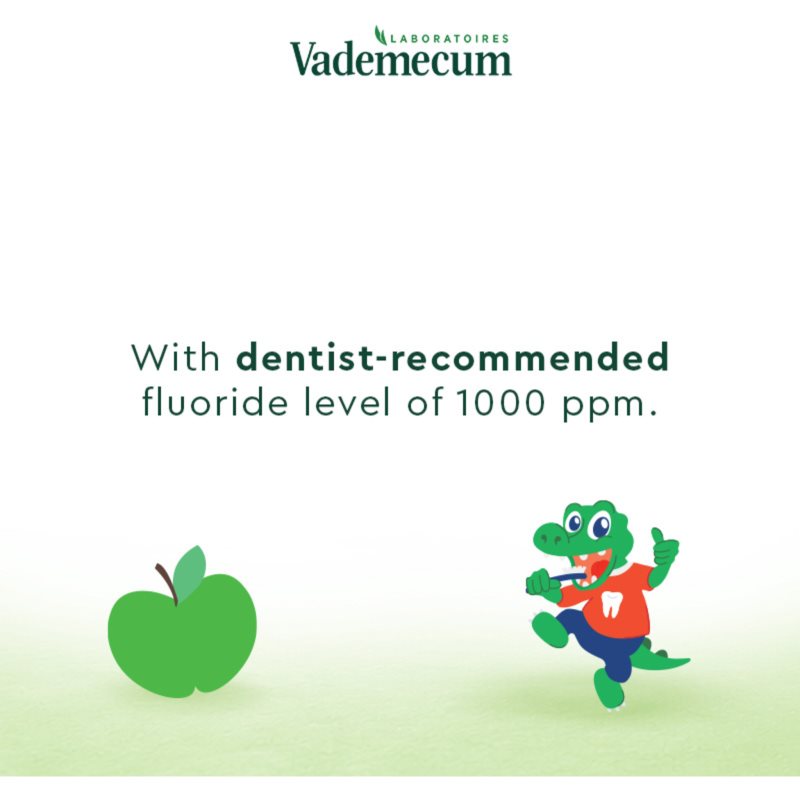 Vademecum My Little Apple dětská zubní pasta s fluoridem jablko 50 ml (obrázek 4)