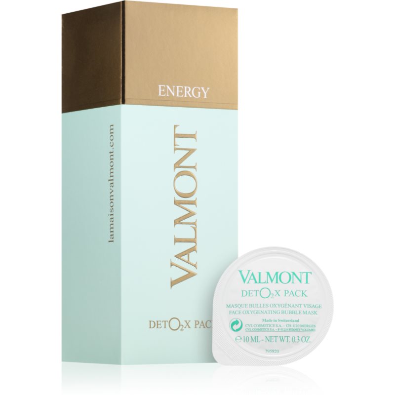 Valmont DetO2x Pack Detox-Maske in Kapseln für alle Hauttypen geeignet 6x10 ml