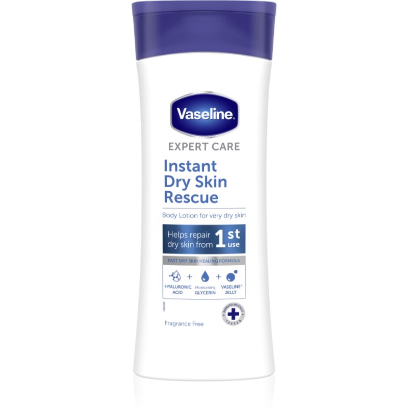 Vaseline Instant Dry Skin Rescue kūno losjonas labai sausai odai 400 ml