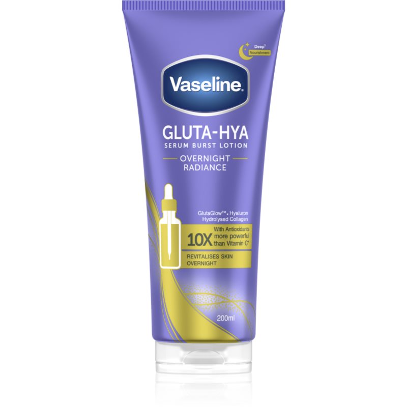 Vaseline Gluta-Hya Overnight Radiance tělové sérum pro rozjasnění pleti 200 ml