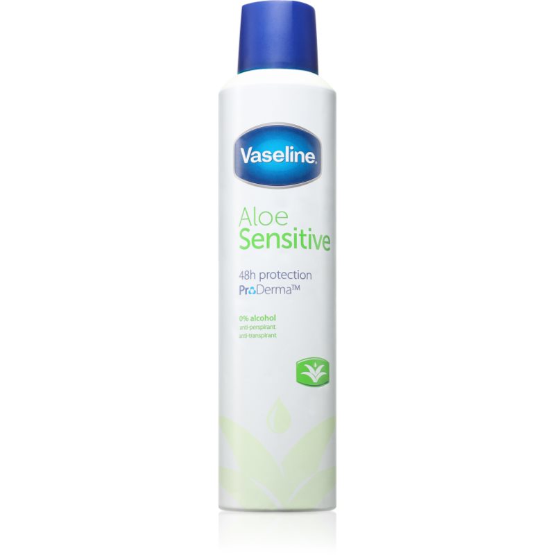 Vaseline Aloe Sensitive Antiperspirant izzadásgátló spray 250 ml akciós termékkép 1