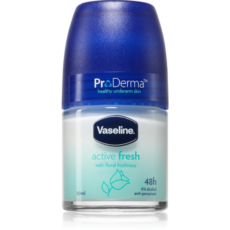 Vaseline Active Fresh Antiperspirant golyós dezodor roll-on virág illattal 50 ml akciós termékkép 1