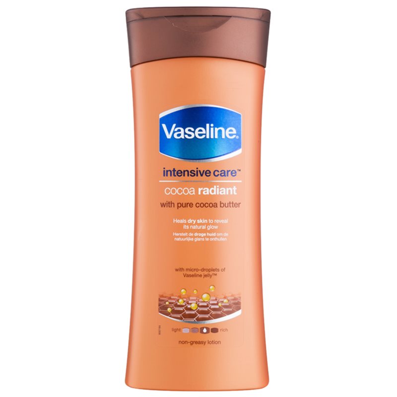 

Vaseline Cocoa зволожуюче молочко для тіла з маслом какао