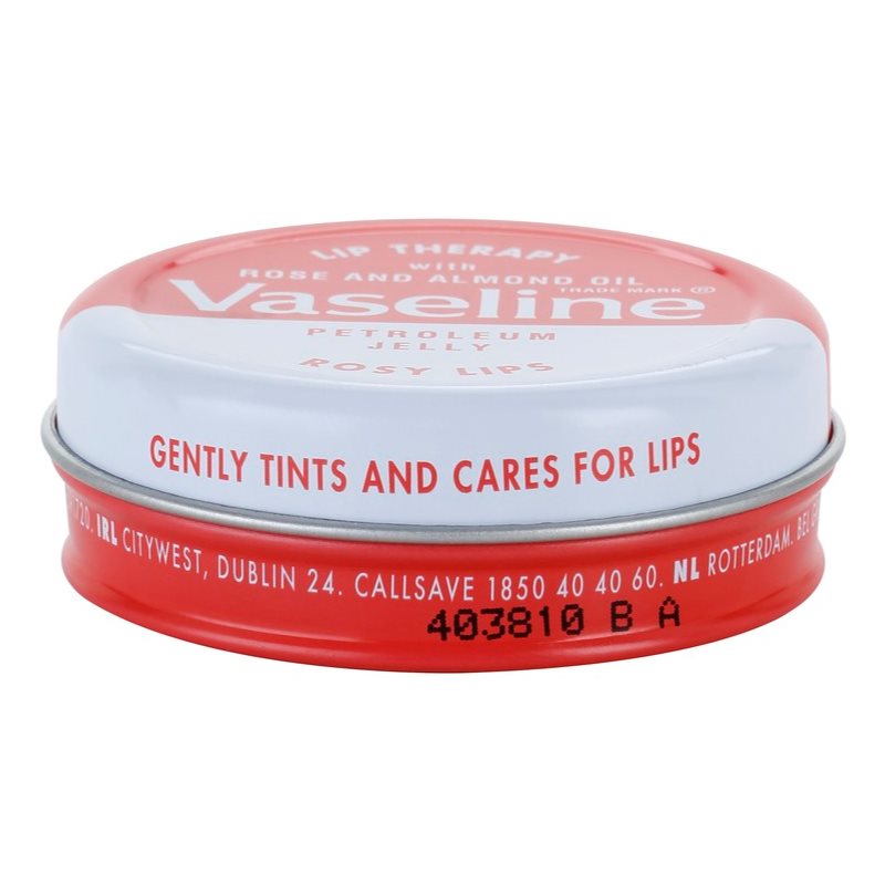 Vaseline Lip Therapy бальзам для губ Rose And Almond Oil 20 гр