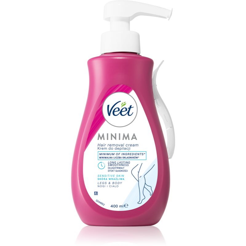 

Veet Minima Sensitive Skin крем для депіляції для чутливої шкіри алое вера та вітамін E
