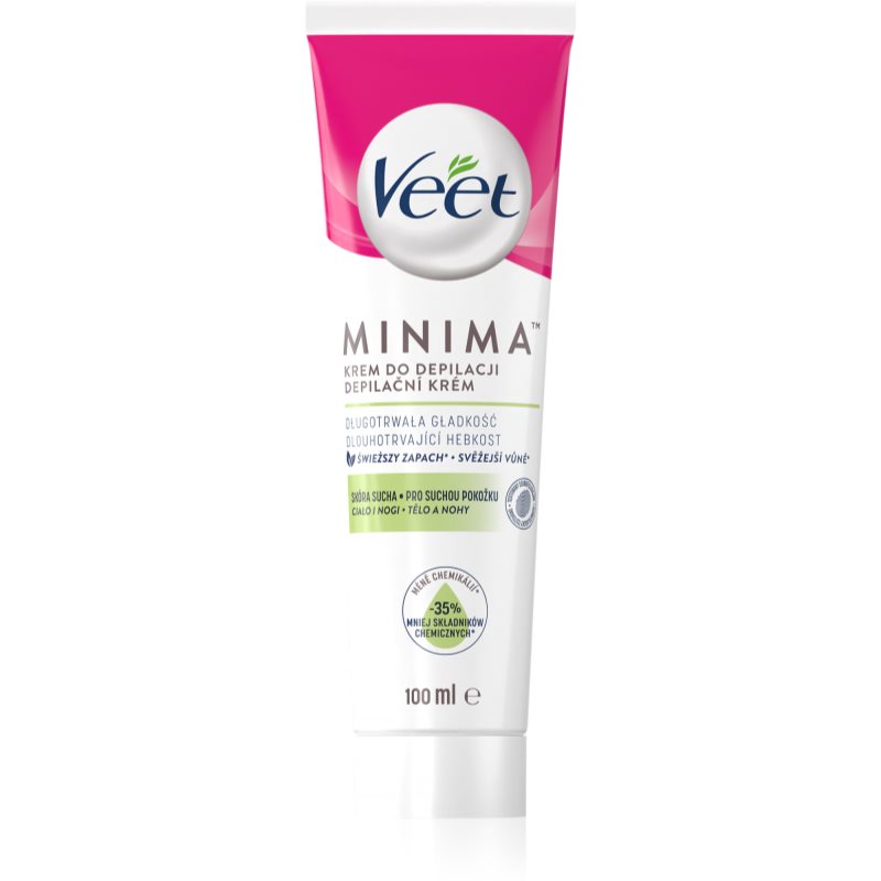 Veet Minima Dry Skin Moisturising Depilatory Cream For Dry Skin 100 Ml