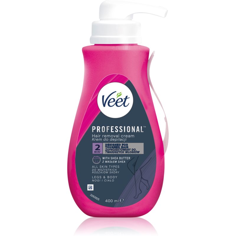 Veet Professional All Skin Types Hårborttagningskräm För alla hudtyper 400 st. female