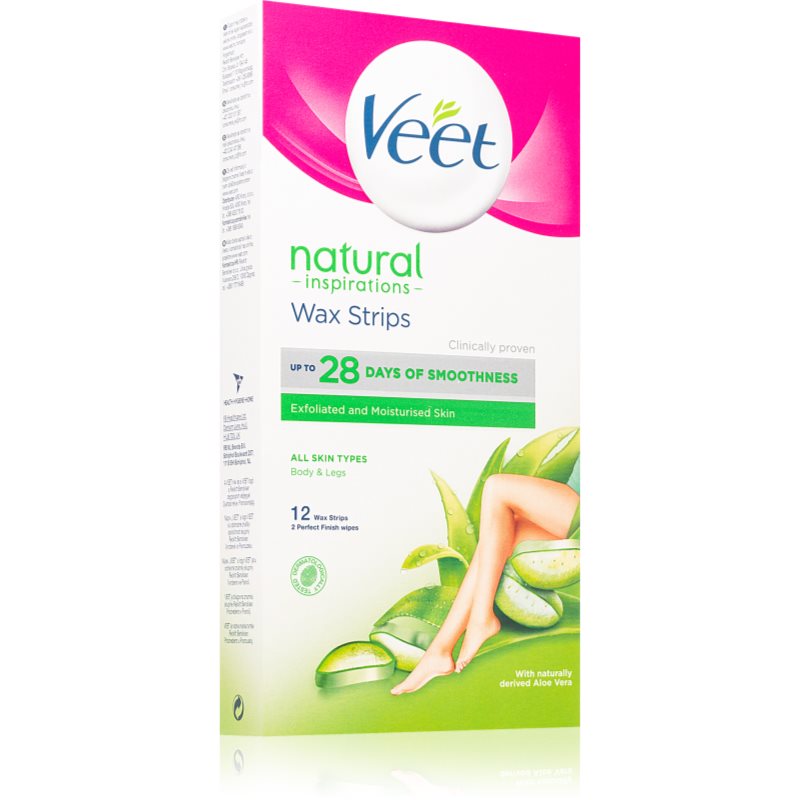 

Veet Natural Inspirations воскові смужки для депіляції для нормальної та сухої шкіри