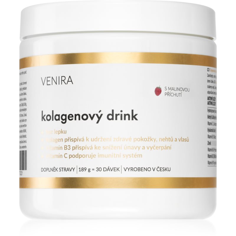 Venira Kolagenový drink pro vlasy, nehty a pleť malina 189 g koupíte na Notino.cz