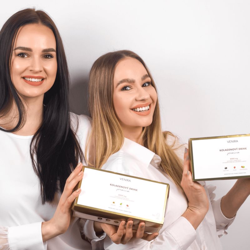 Venira PREMIUM kolagenový drink - mix 3 příchutí (jahoda-limetka, černý rybíz, malina) sáčky pro krásné vlasy, pleť a nehty 30x10,8 g (obrázek 3)
