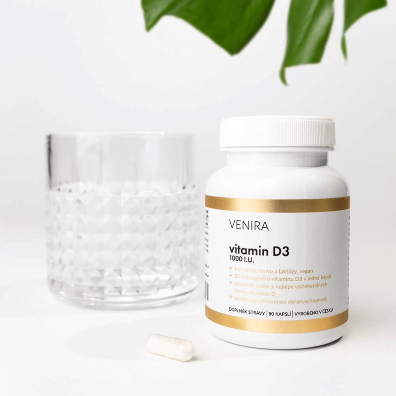 Venira Vitamín D (vegan) kapsle s vitamínem D 80 cps (obrázek 3)