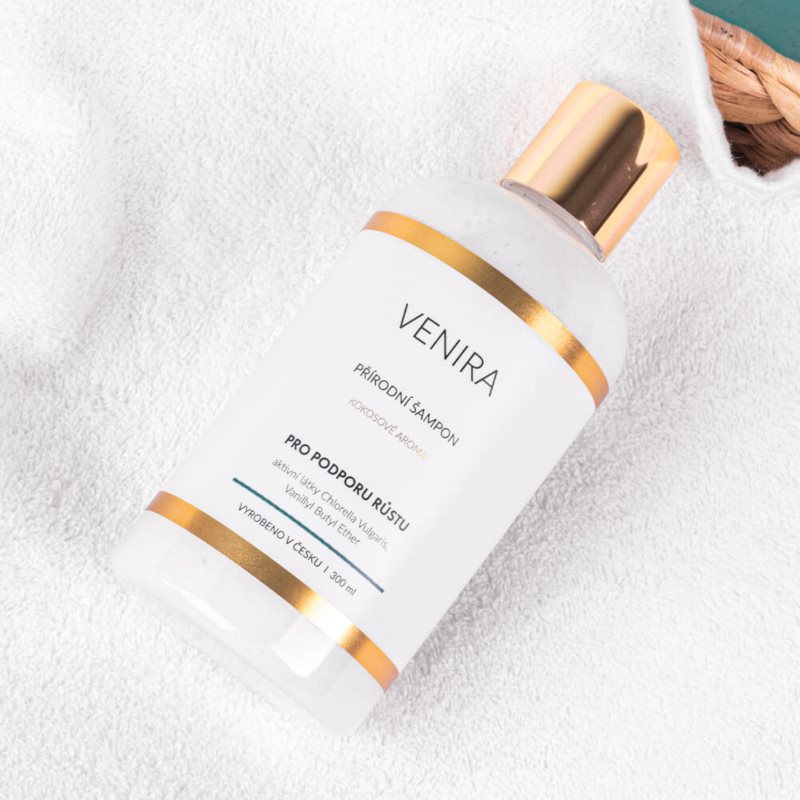 Venira Shampoo For Hair Growth натуральний шампунь з ароматом Coconut 300 мл