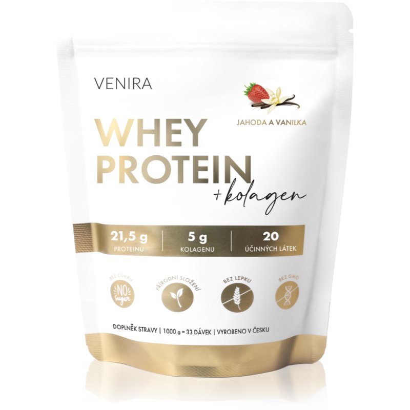Venira Whey protein jahoda-vanilka 1000 g koupíte na Notino.cz