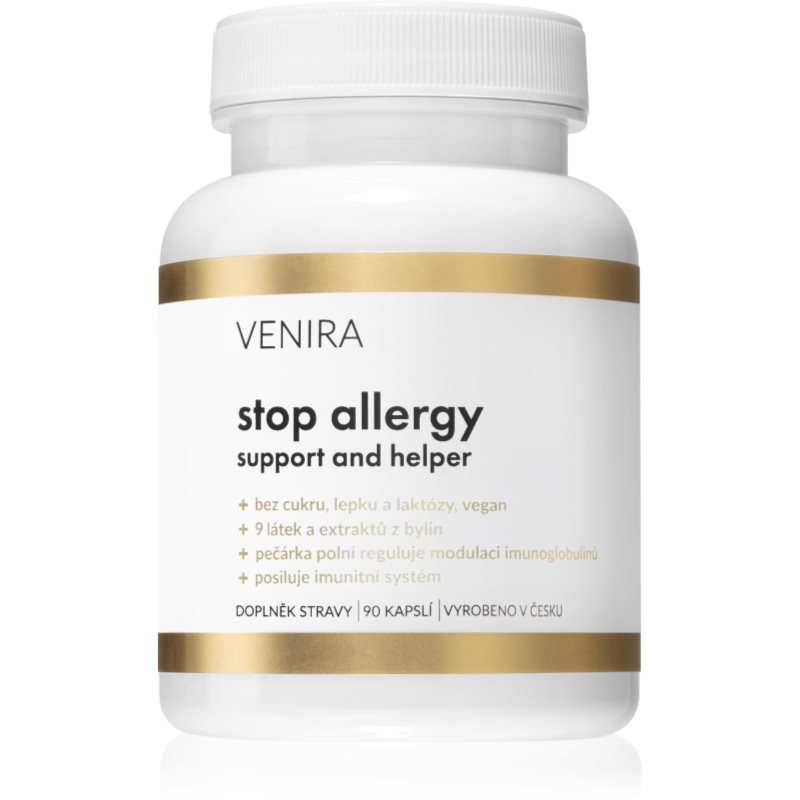 Venira Stop Allergy kapsuly pre vašu pohodu 90 cps