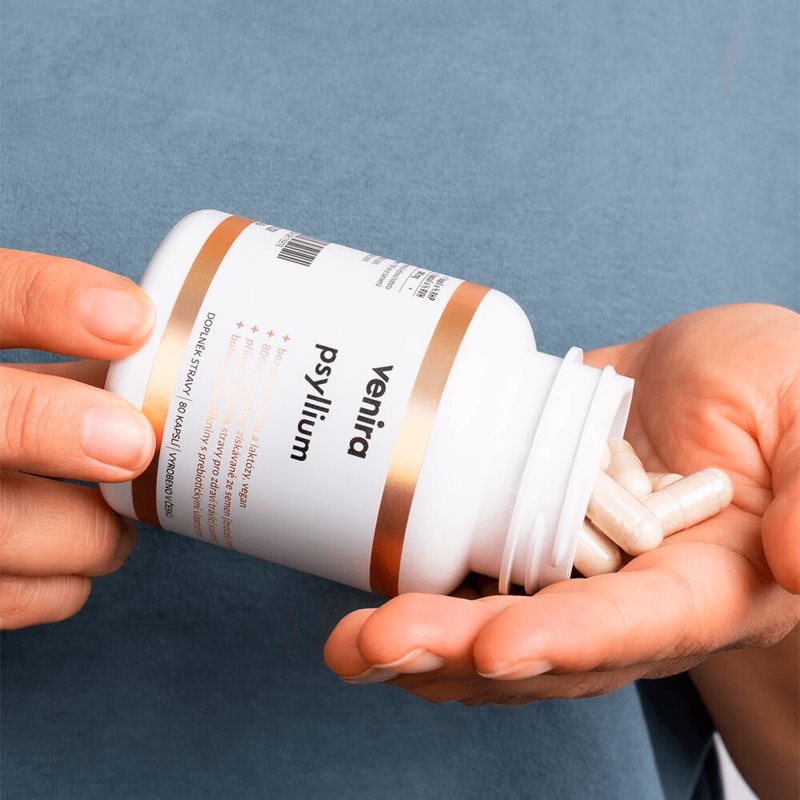 Venira Psyllium kapsle s vlákninou 80 cps (obrázek 3)