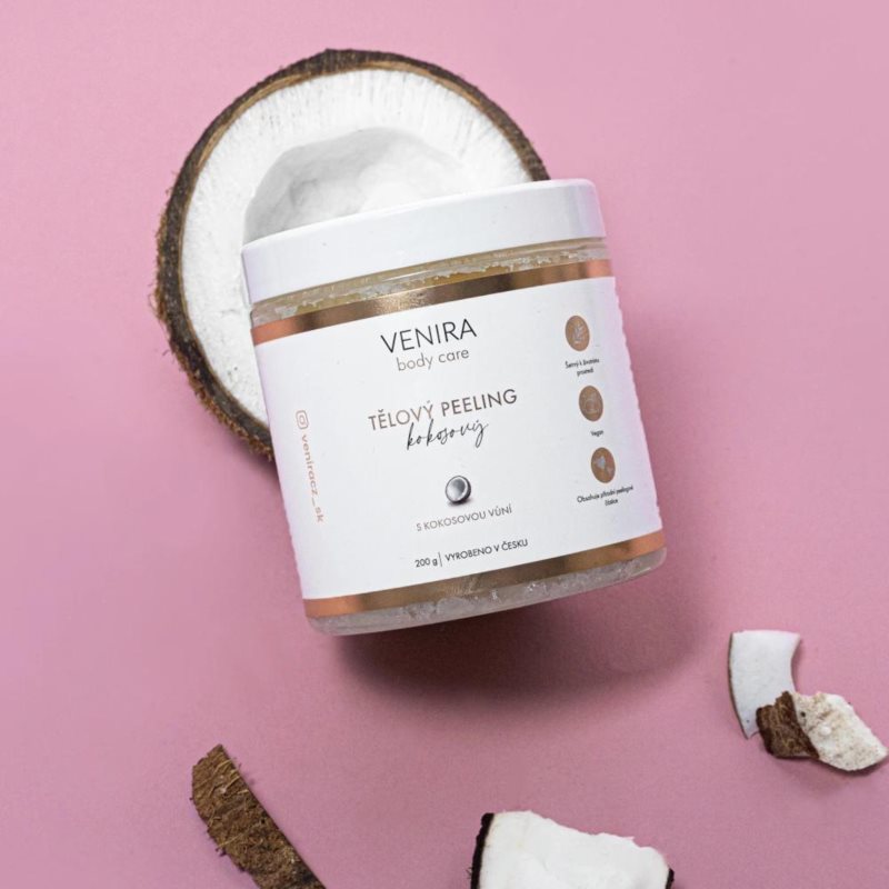 Venira Body Peeling Gommage Corps Coconut 200 G