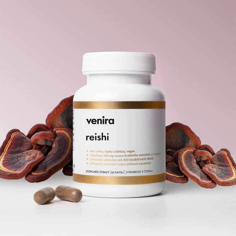 Venira Reishi kapsle pro vaši pohodu 60 cps (obrázek 3)