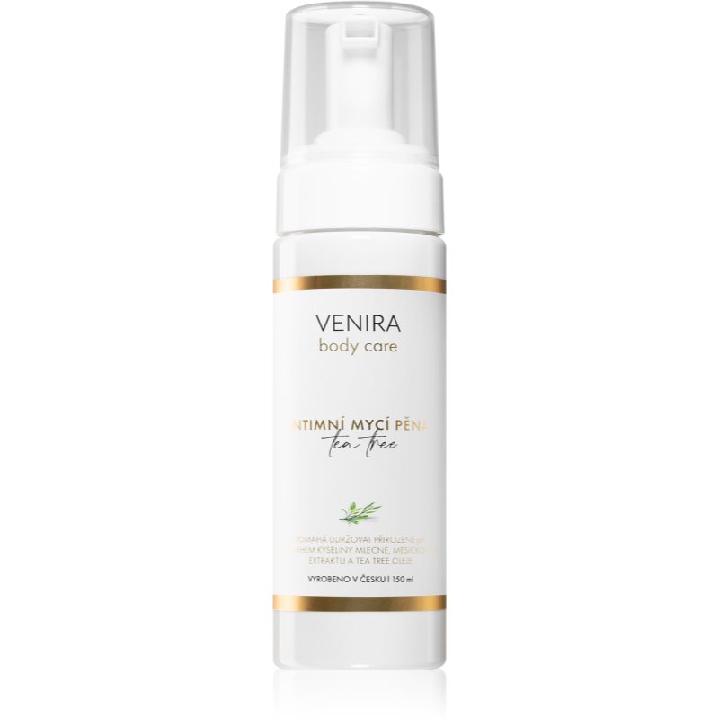 Venira Body care intimní mycí pěna mycí pěna na intimní hygienu s vůní Tea Tree 150 ml