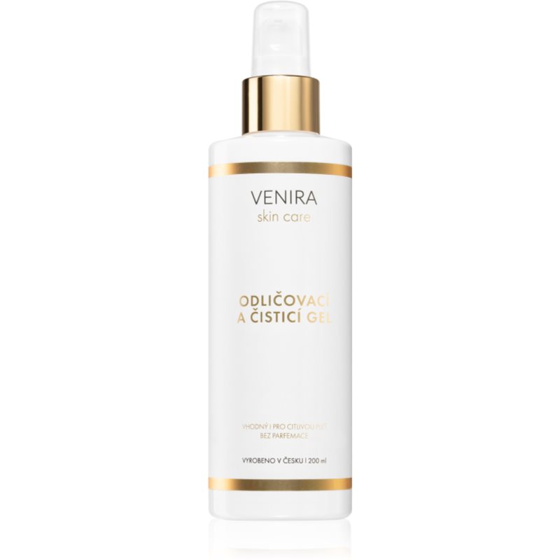 Venira Skin Care Make-up Remover And Cleansing Gel гель для очищення шкіри та зняття макіяжу для всіх типів шкіри навіть чутливої 200 мл