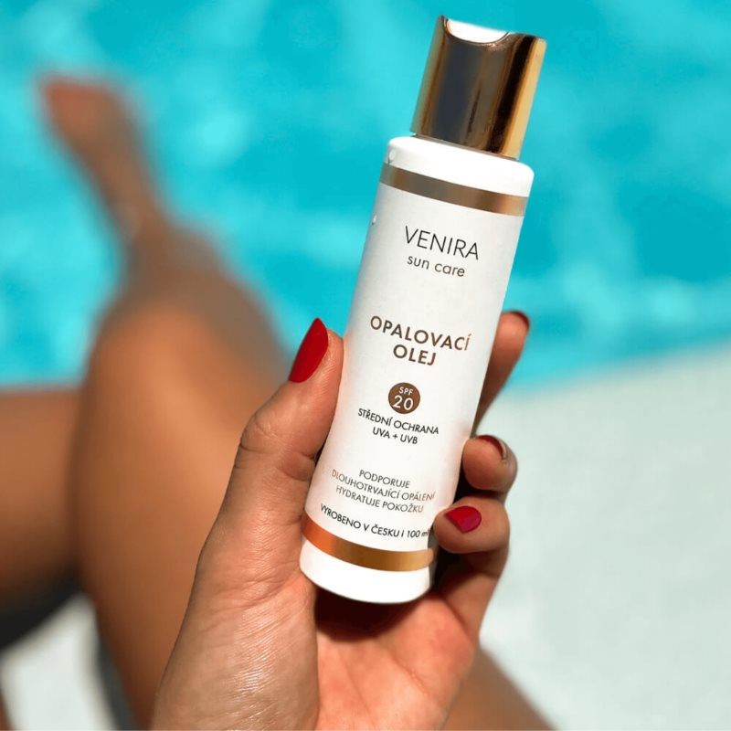 Venira Sunscreen Oil SPF 20 Huile Solaire 100 Ml