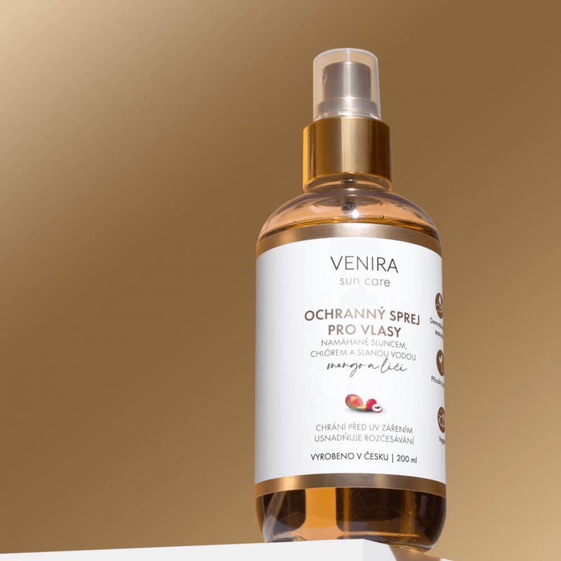 Venira Protective Hair Spray Spray Protecteur Pour Cheveux Exposés Au Soleil Avec Parfums Mango And Lychee 200 Ml