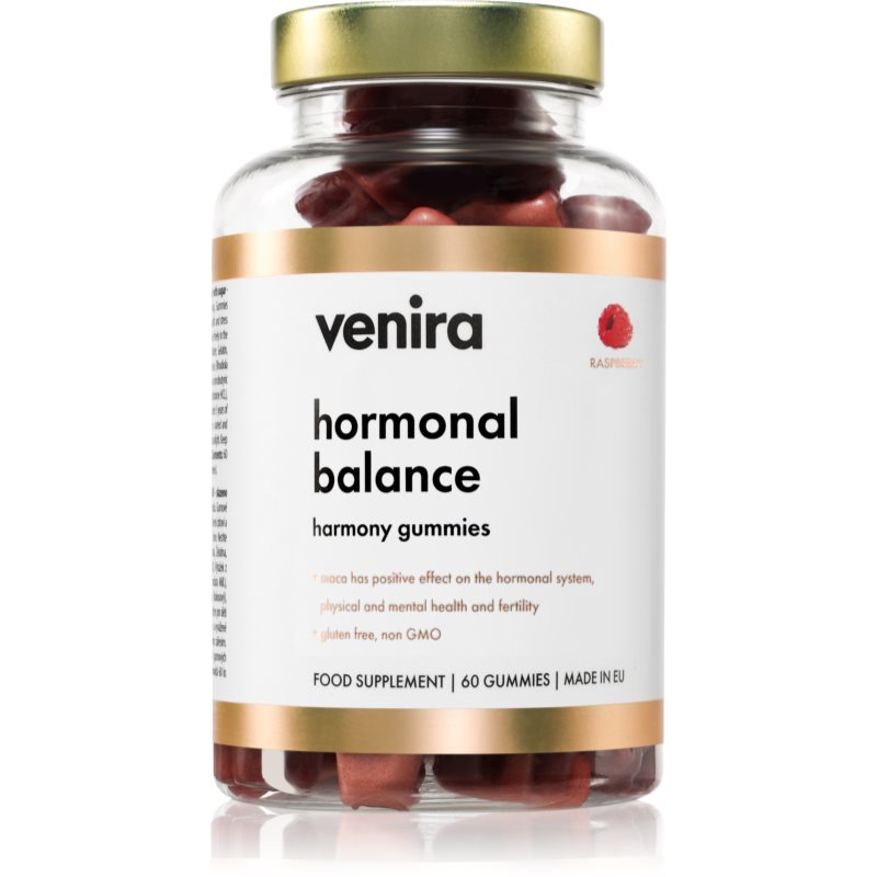 Venira Hormonal Balance žuvacie medvedíky na podporu hormonálnej rovnováhy príchuť Raspberry 60 ks kúpite na Notino.sk