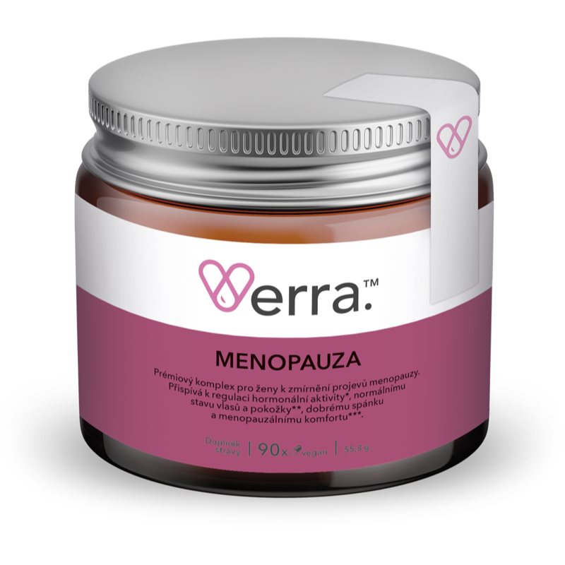 Verra Menopauza prémiový komplex pre ženy na zmiernenie prejavov menopauzy 90 cps kúpite na Notino.sk