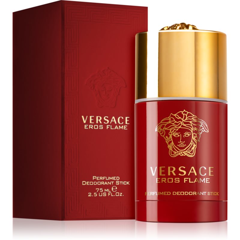 Versace Eros Flame Deo-Stick in Schachtel für Herren 75 ml