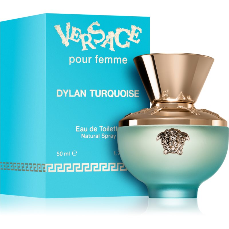 Versace Dylan Turquoise Pour Femme Eau De Toilette For Women 50 Ml
