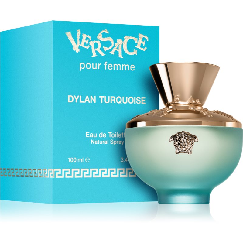 Versace Dylan Turquoise Pour Femme Eau De Toilette For Women 100 Ml