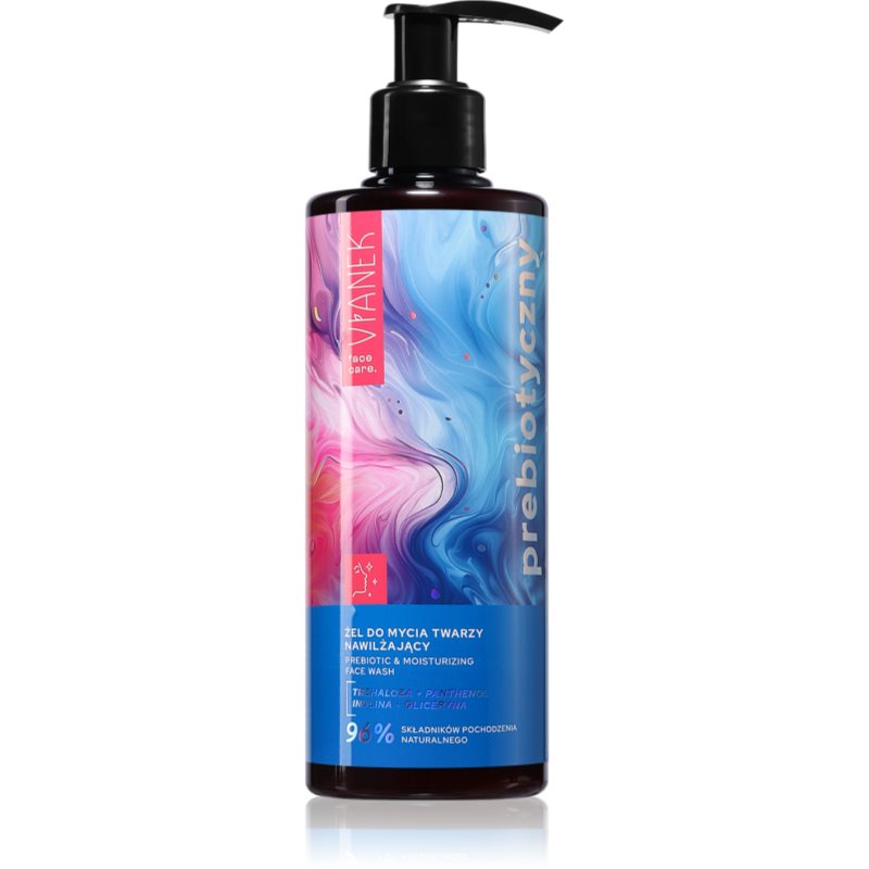 Vianek Prebiotic Moisturizing hidratáló tisztító gél prebiotikumokkal 300 ml akciós termékkép 1