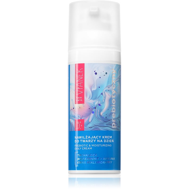 Vianek Prebiotic Moisturizing kosteuttava päivävoide sisältää probiootteja 50 ml