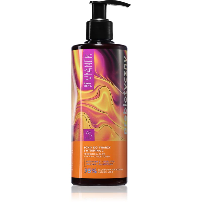 Vianek Prebiotic Glowing frissítő arctonik prebiotikumokkal 300 ml akciós termékkép 1